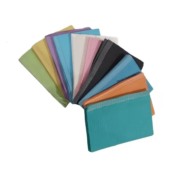 Baberos Campos Quirúrgicos Desechables Con 50 Color Surtido