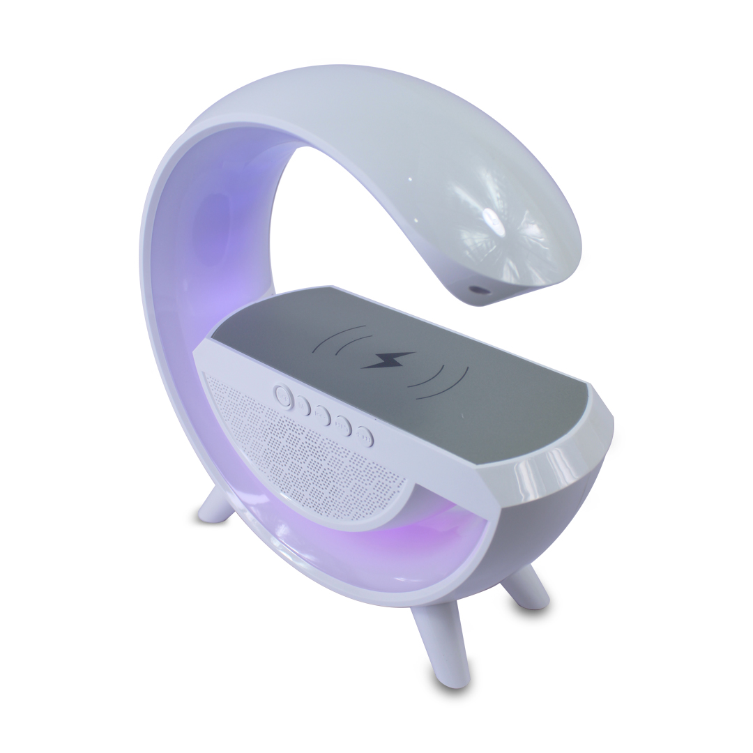 Bocina G inteligente Cargador Inalambrico Luz Rgb Bt2301
