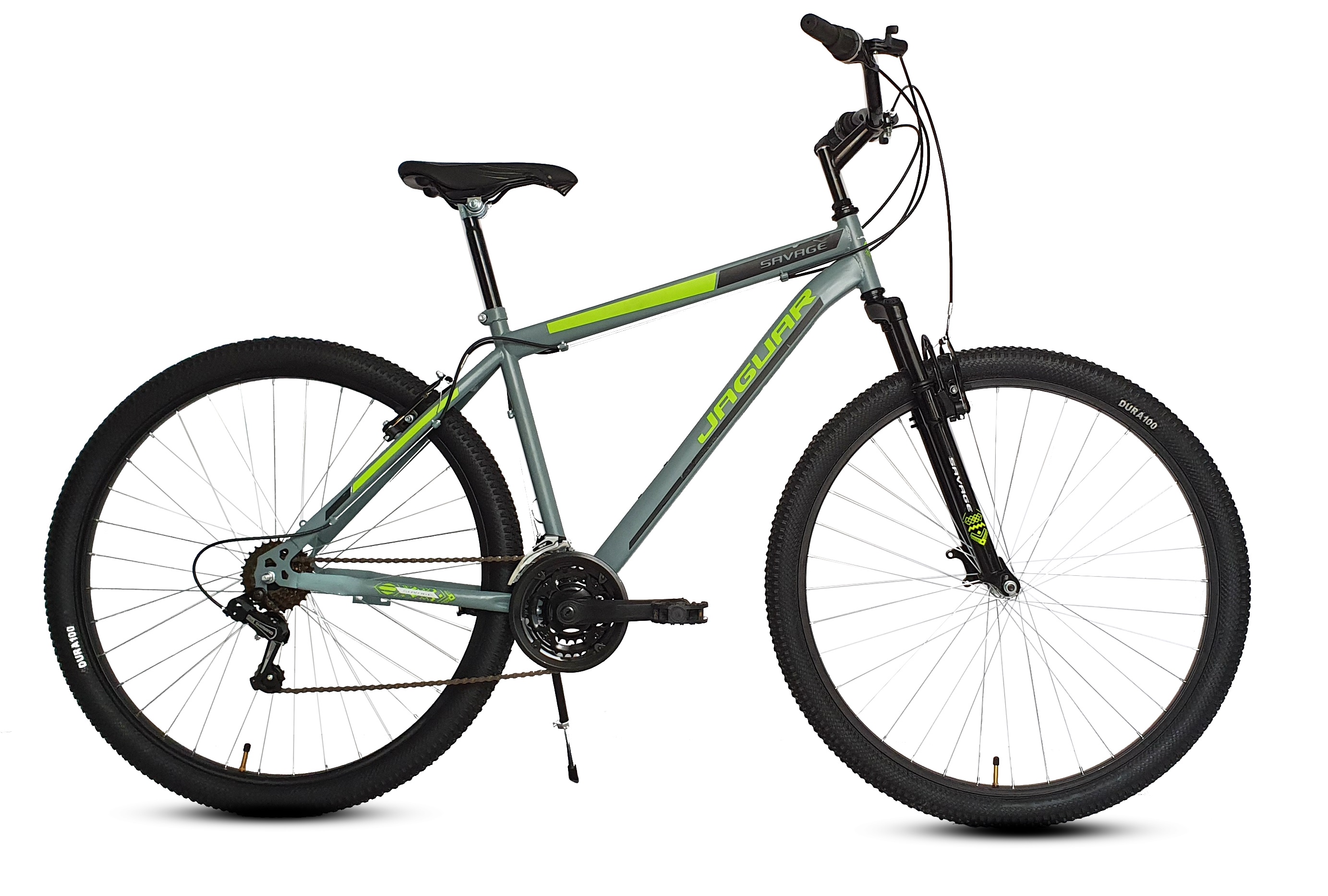 Bicicleta Jaguar Savage Rodada 29 Con Suspensión 18 Vel Gris