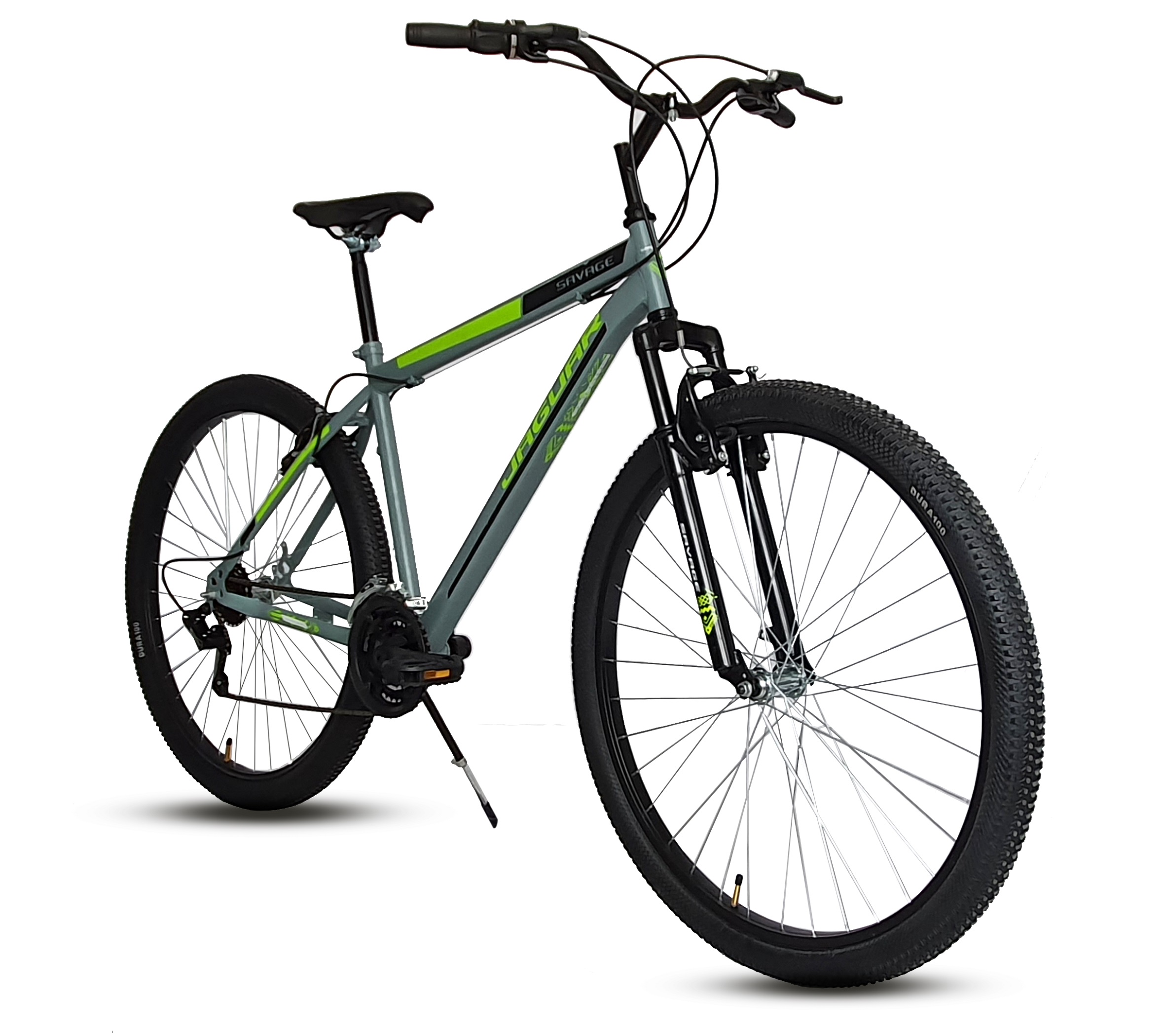 Bicicleta Jaguar Savage Rodada 29 Con Suspensión 18 Vel Gris