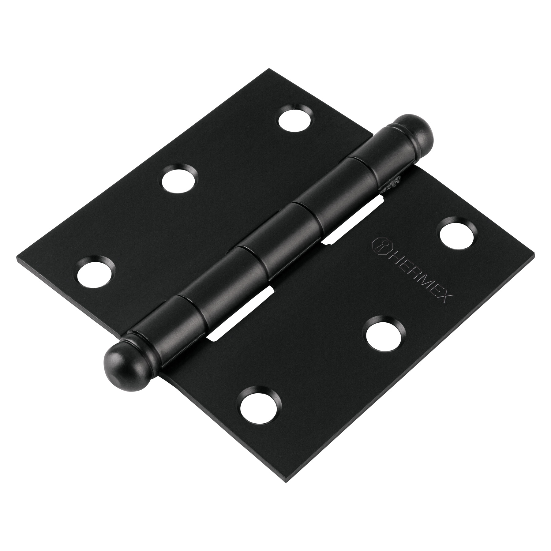 BISAGRA CUADRADA 3" NEGRO, REDONDA, HERMEX 46919