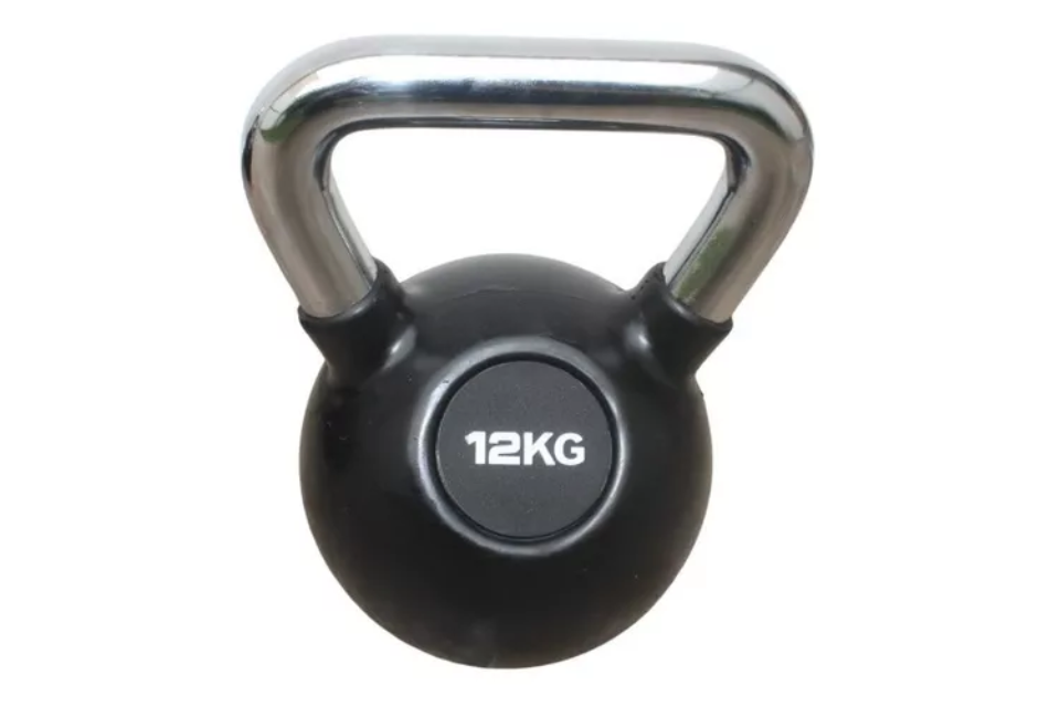 Pesa Rusa Kettlebell 12 KG Hacer Ejercicio Mancuernas
