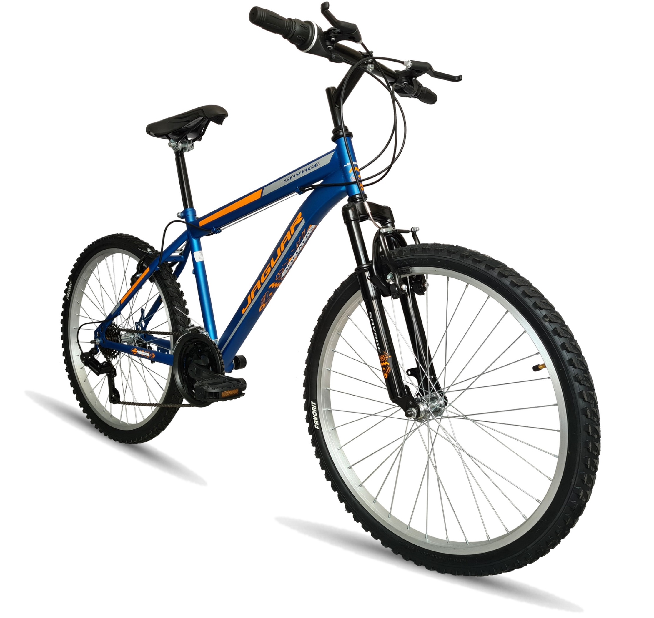 Bicicleta Jaguar Savage Rodada 26 Con Suspensión 21 Velocidades Azul