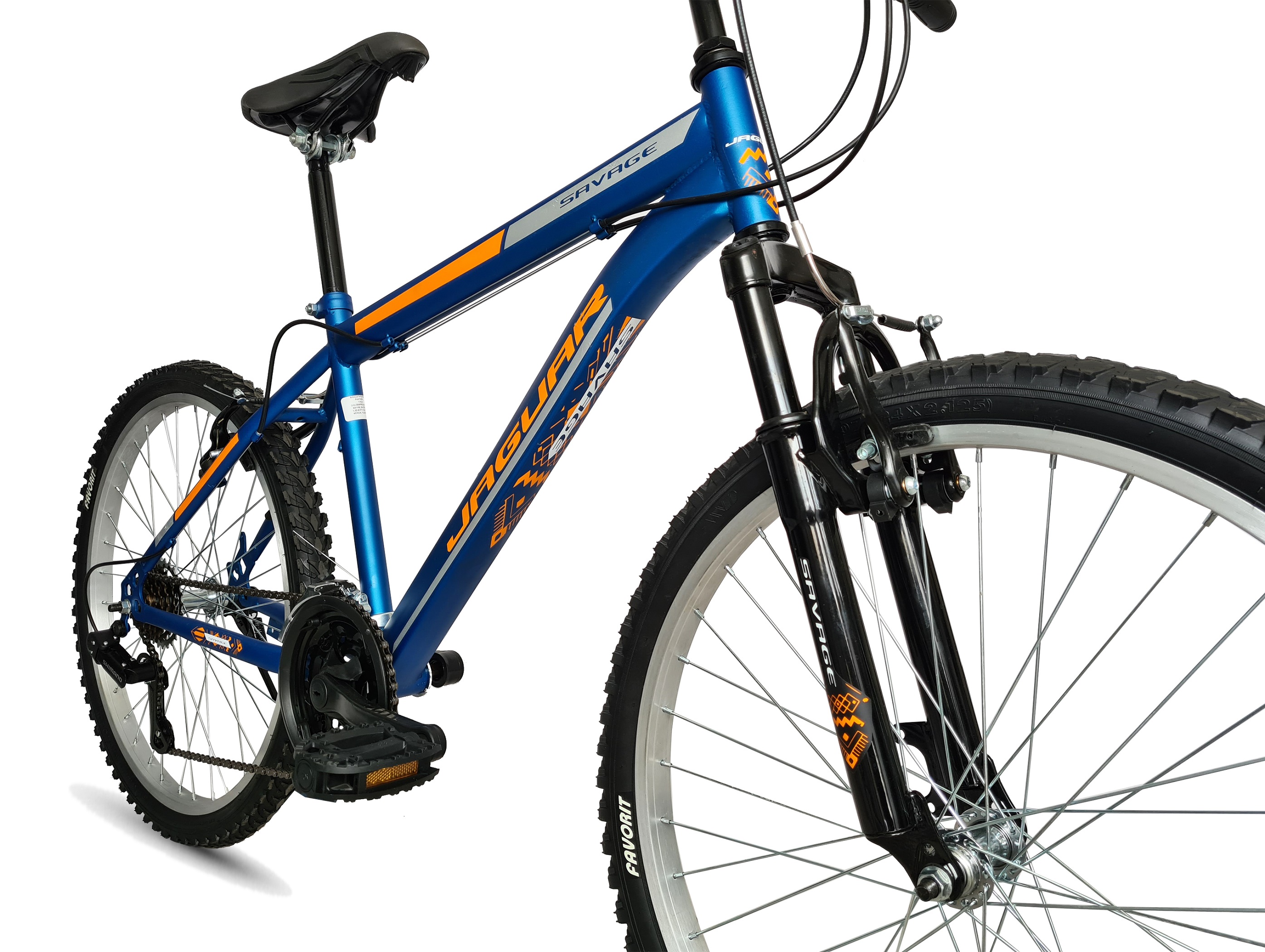 Bicicleta Jaguar Savage Rodada 26 Con Suspensión 21 Velocidades Azul