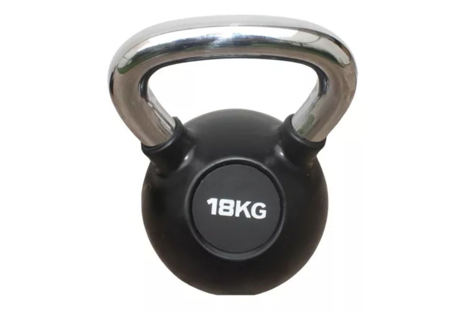 Pesa Rusa Kettlebell 18 Kg Hacer Ejercicio Mancuernas