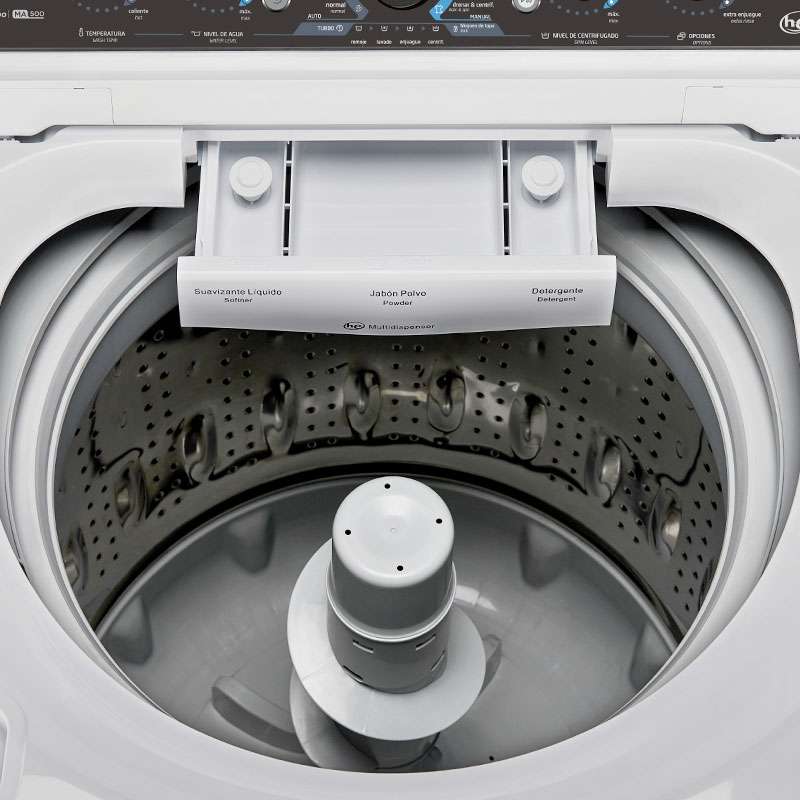 Lavadora Midea MA500W23 Carga Superior 23 Kg con Agitador Blanca