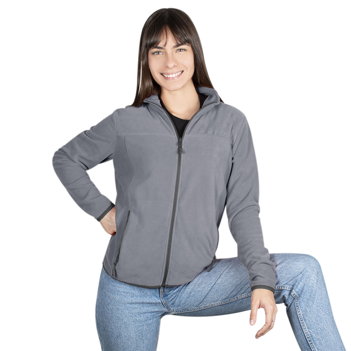 Sudadera Mujer Greenlander Cierre Completo Fce7597