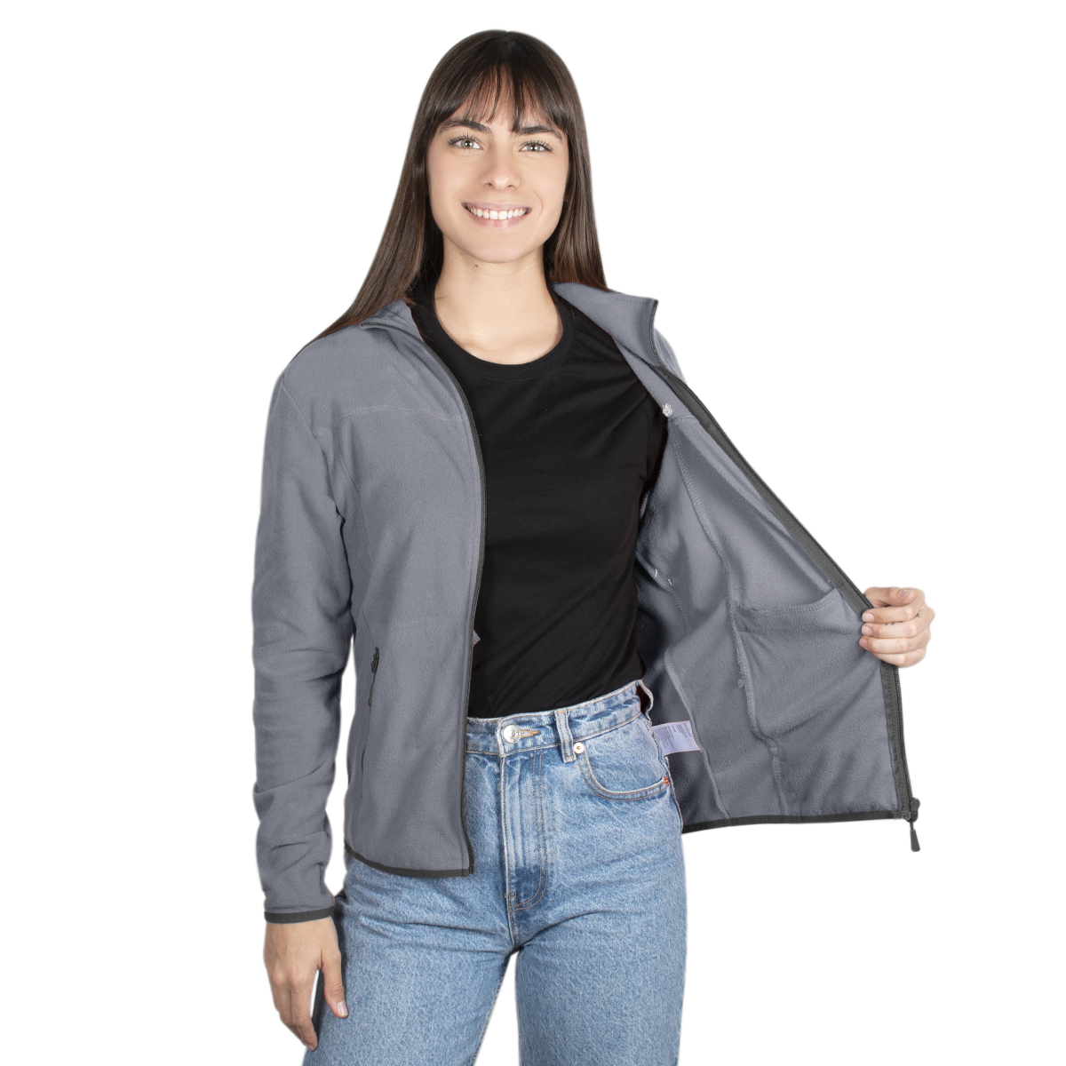 Sudadera Mujer Greenlander Cierre Completo Fce7597