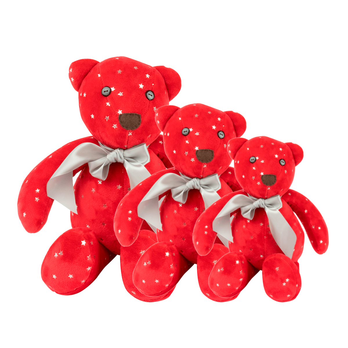 Decoración Navidad,Set 3 osos Navideños Gigantes Tv Ofertas Fredo,60,80 y 140 cm