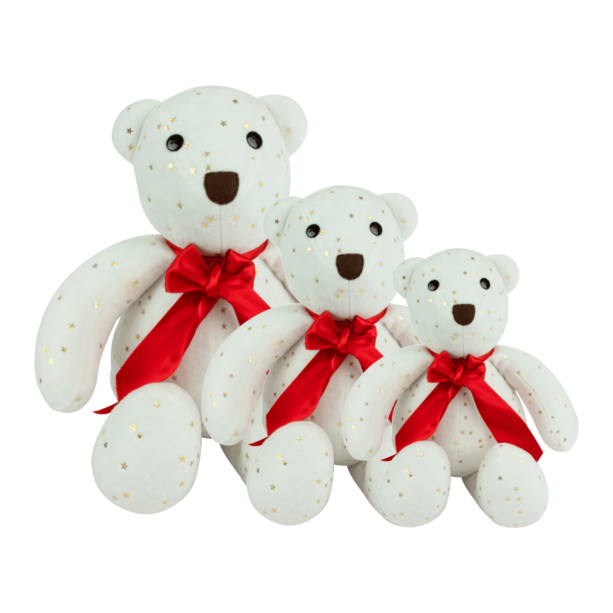 Decoración Navidad,Set 3 osos Navideños Gigantes Tv Ofertas Fredo,60,80 y 140 cm