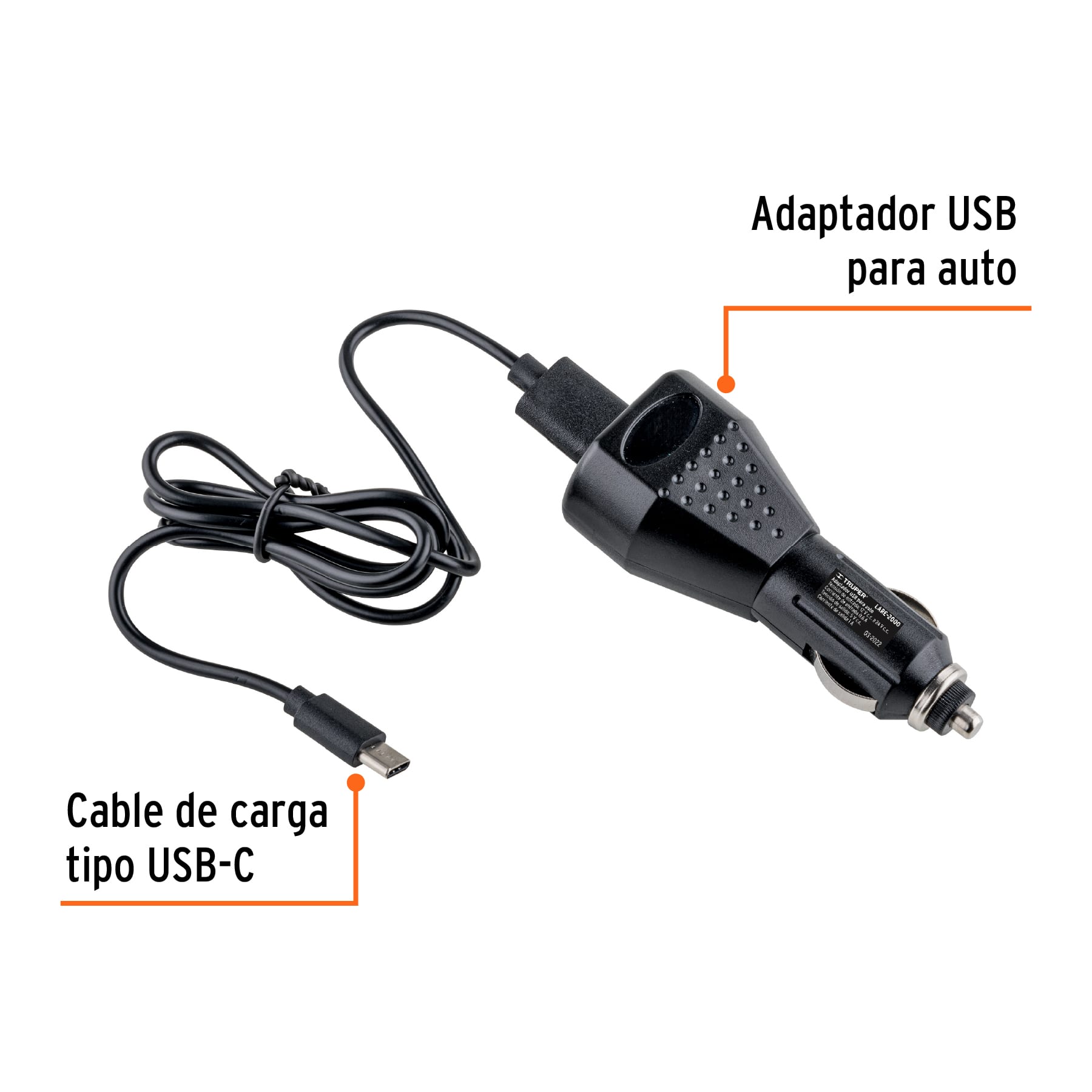 LÁMPARA DE LED 2000 LM RECARGABLE ALTA POTENCIA, TRUPER 102418