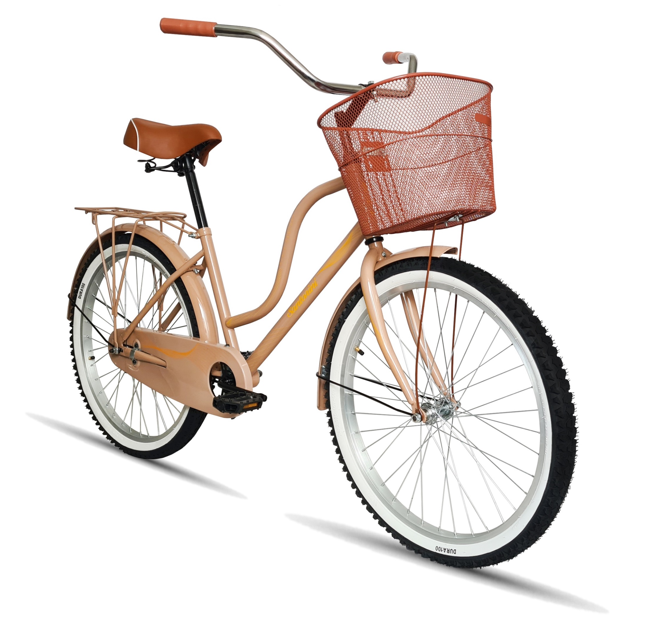 Bicicleta Urbana Retro Santorini Equipada Rodada 26 Arena