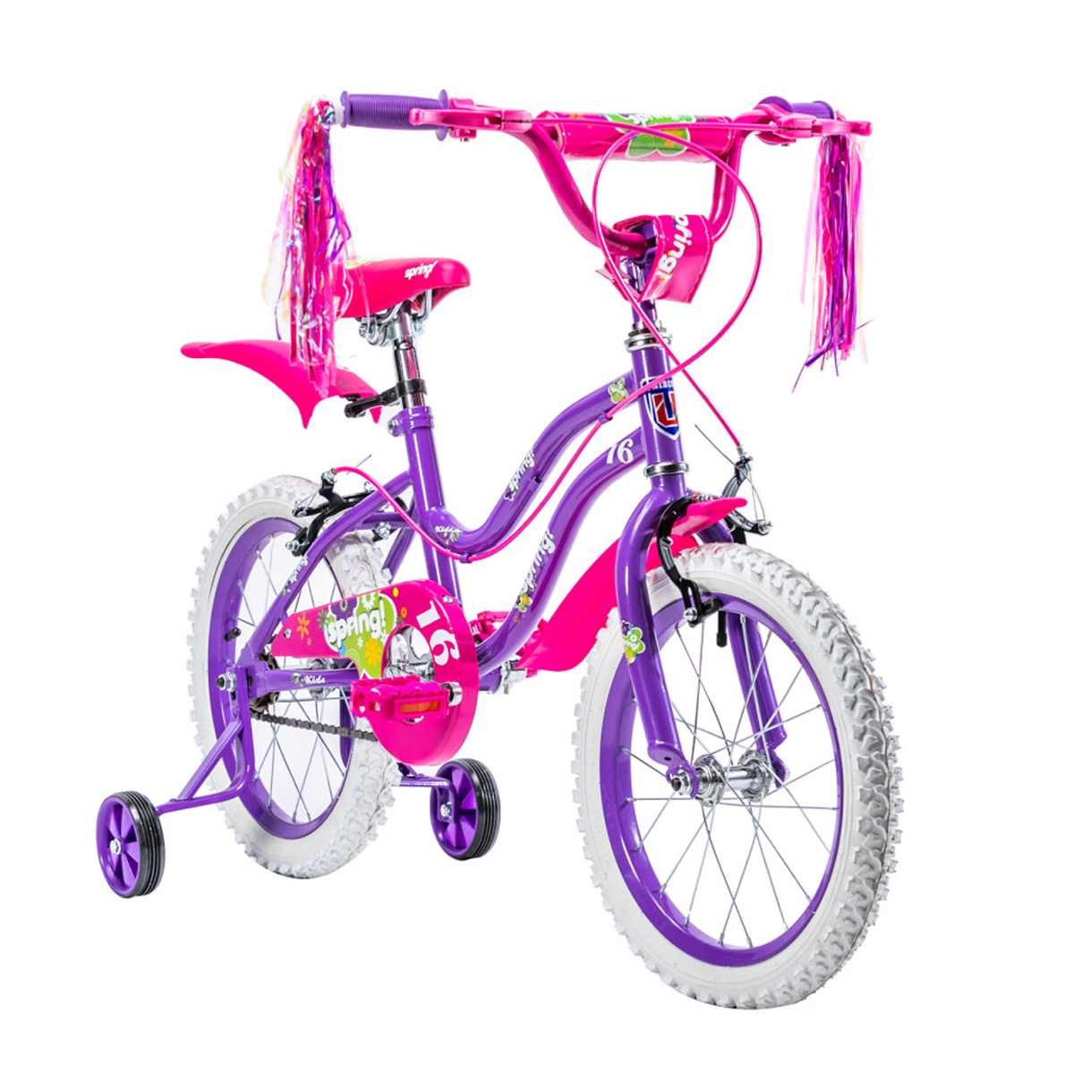 Bicicleta Unibike R16 Babytek Fiusha/Morado Spring 