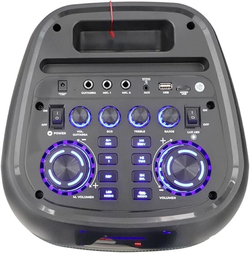 Bocina Fussion PBS-2X8GEMINI Conexión Bluetooth 2 x 8