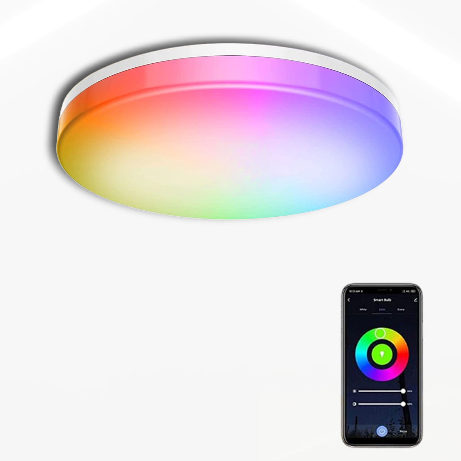 Lámpara De Techo LED RGBCW Inteligente