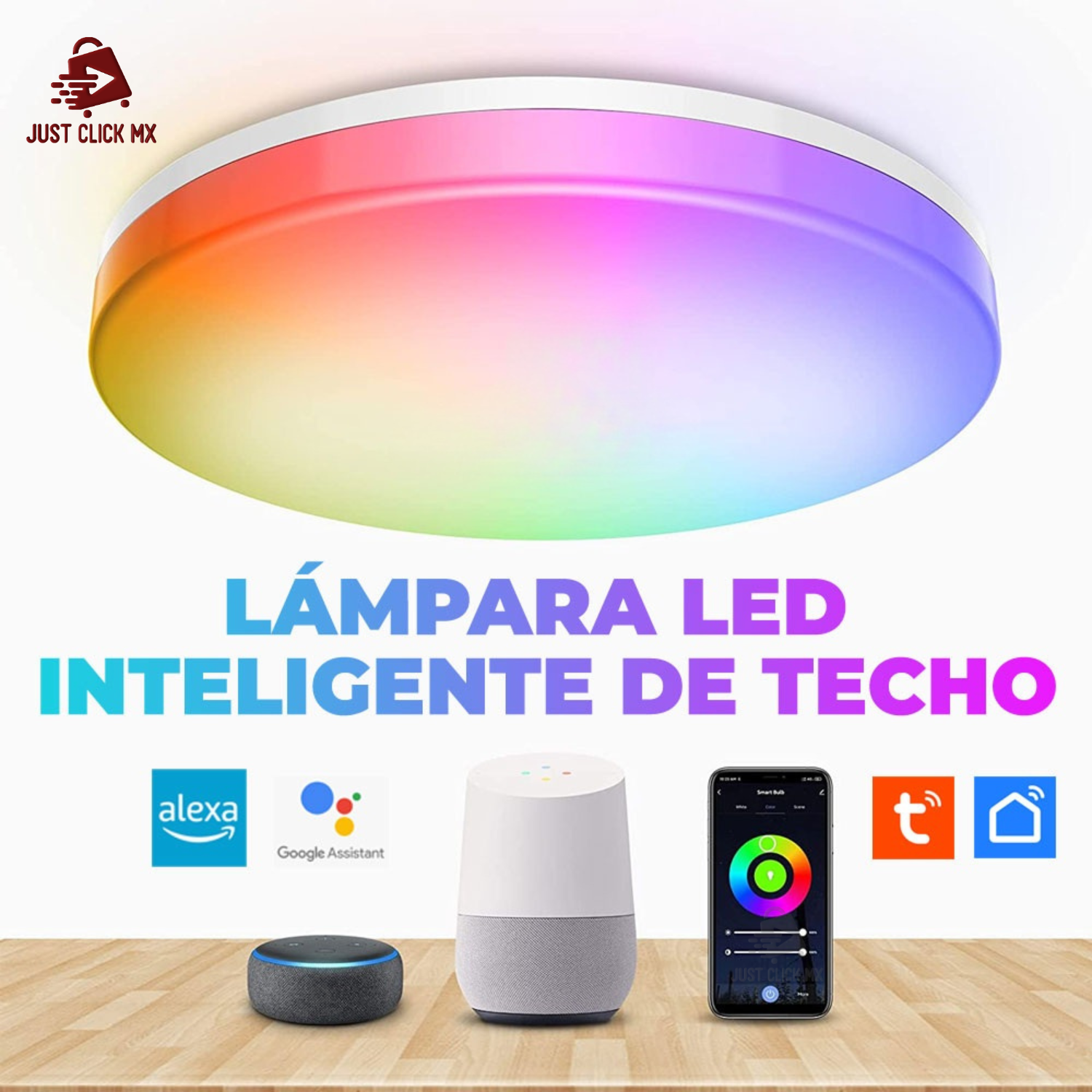 Lámpara De Techo LED RGBCW Inteligente