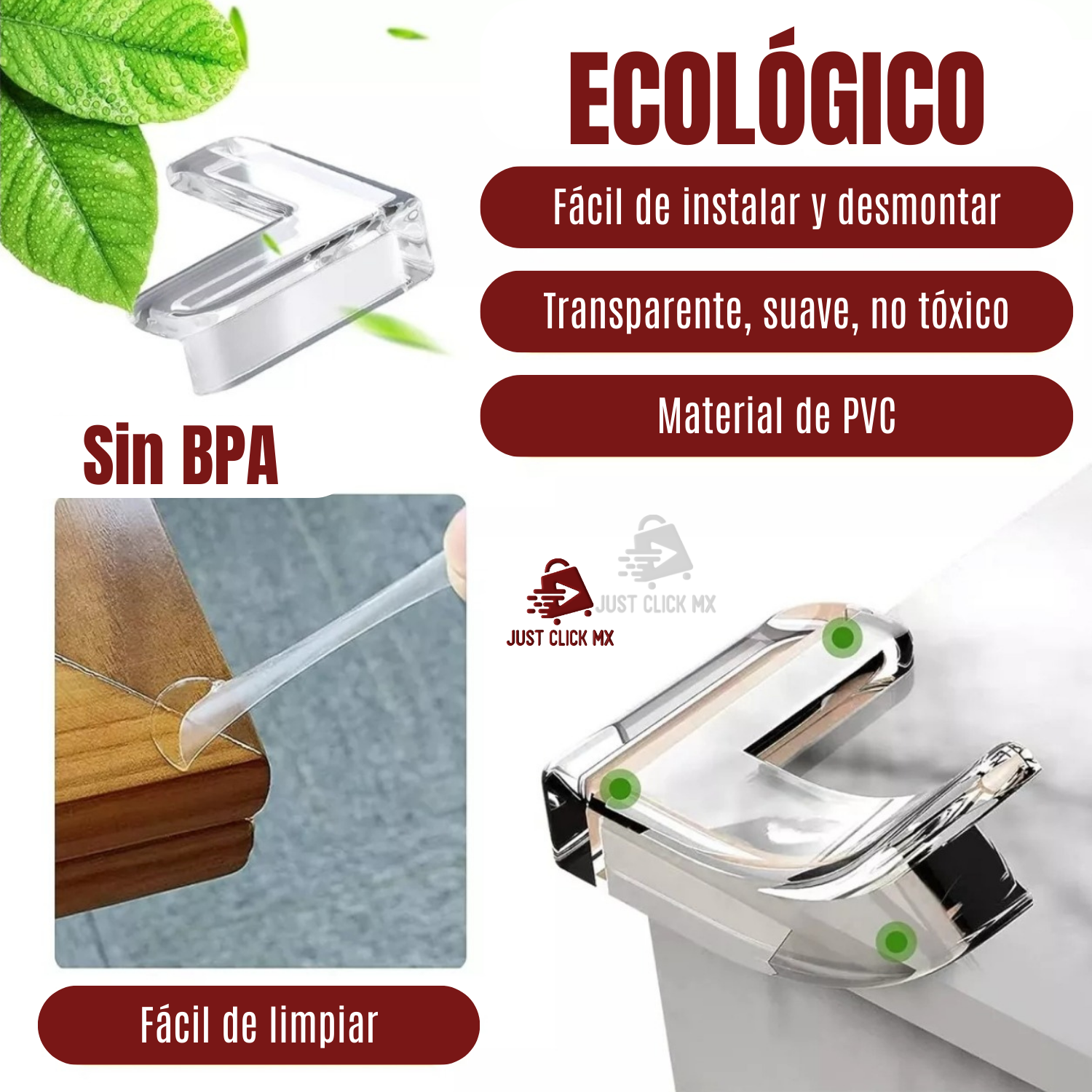 8 Esquinero Protector De Esquinas De Mesa Para Bebés