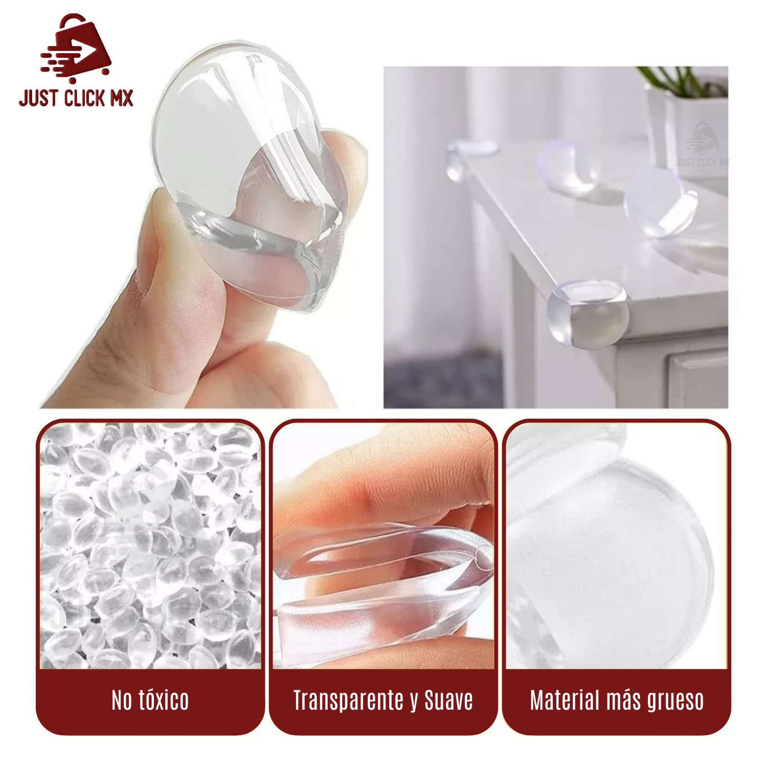 20 Esquinero Protector De Mesa y Muebles Para Bebés