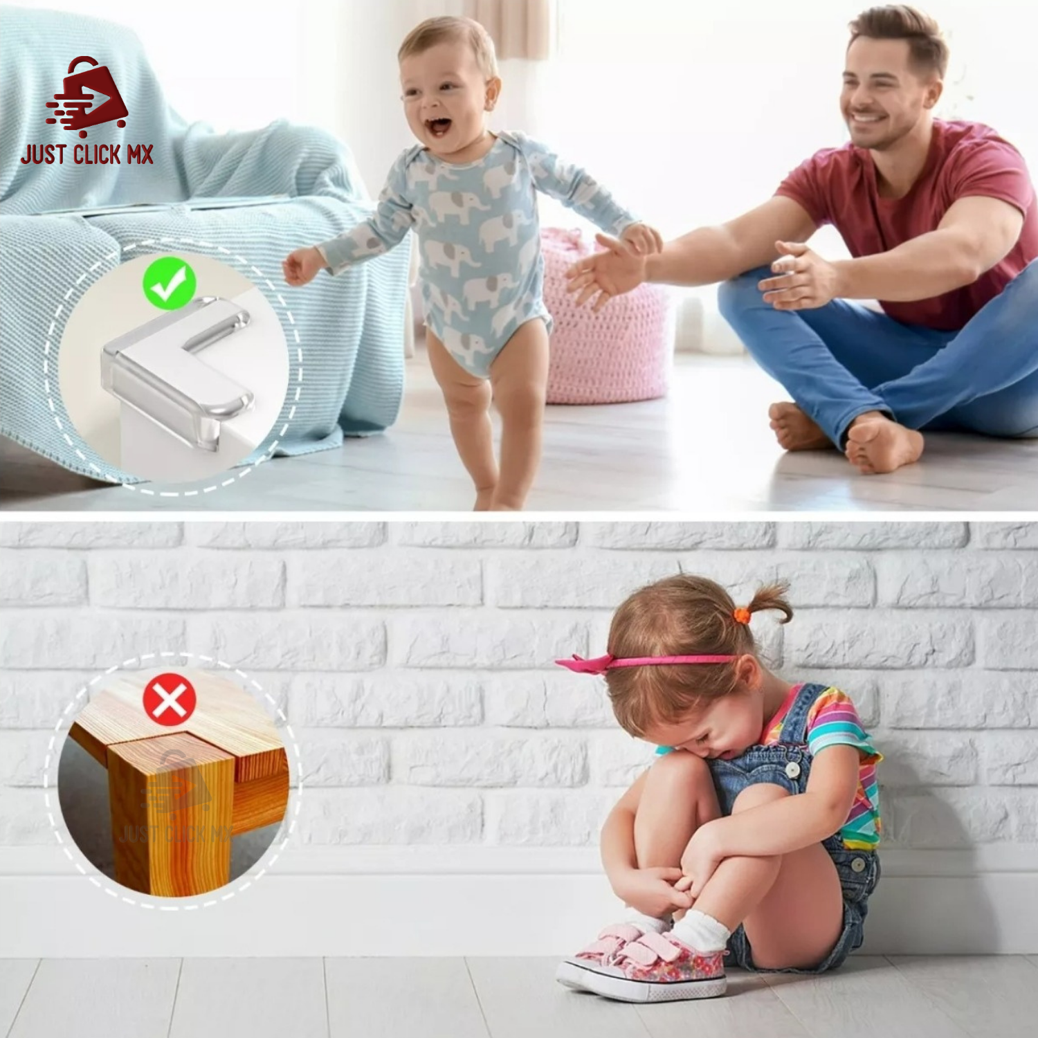 20 Esquinero Protector De Mesa y Muebles Para Bebés