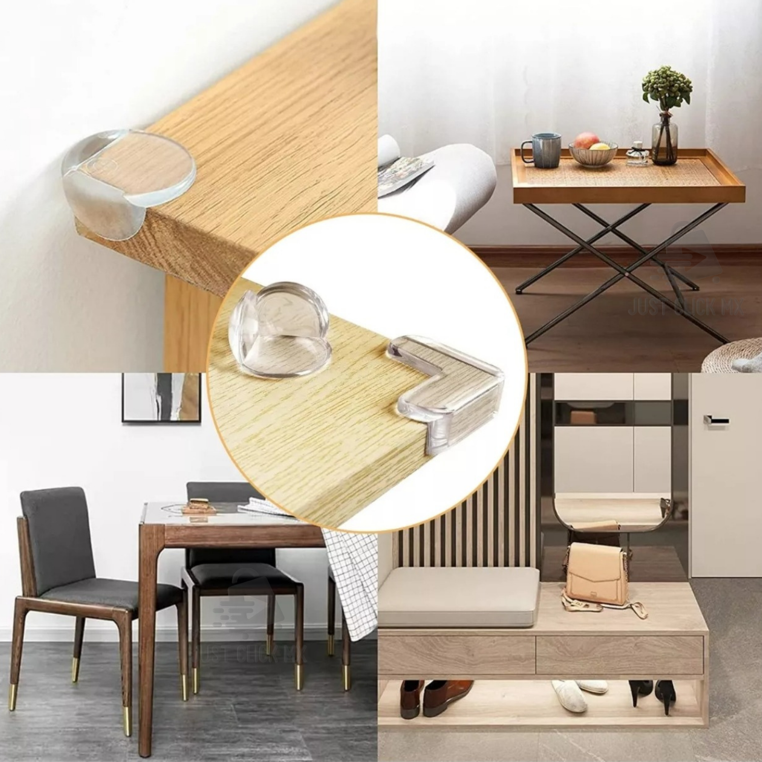 20 Esquinero Protector De Mesa y Muebles Para Bebés