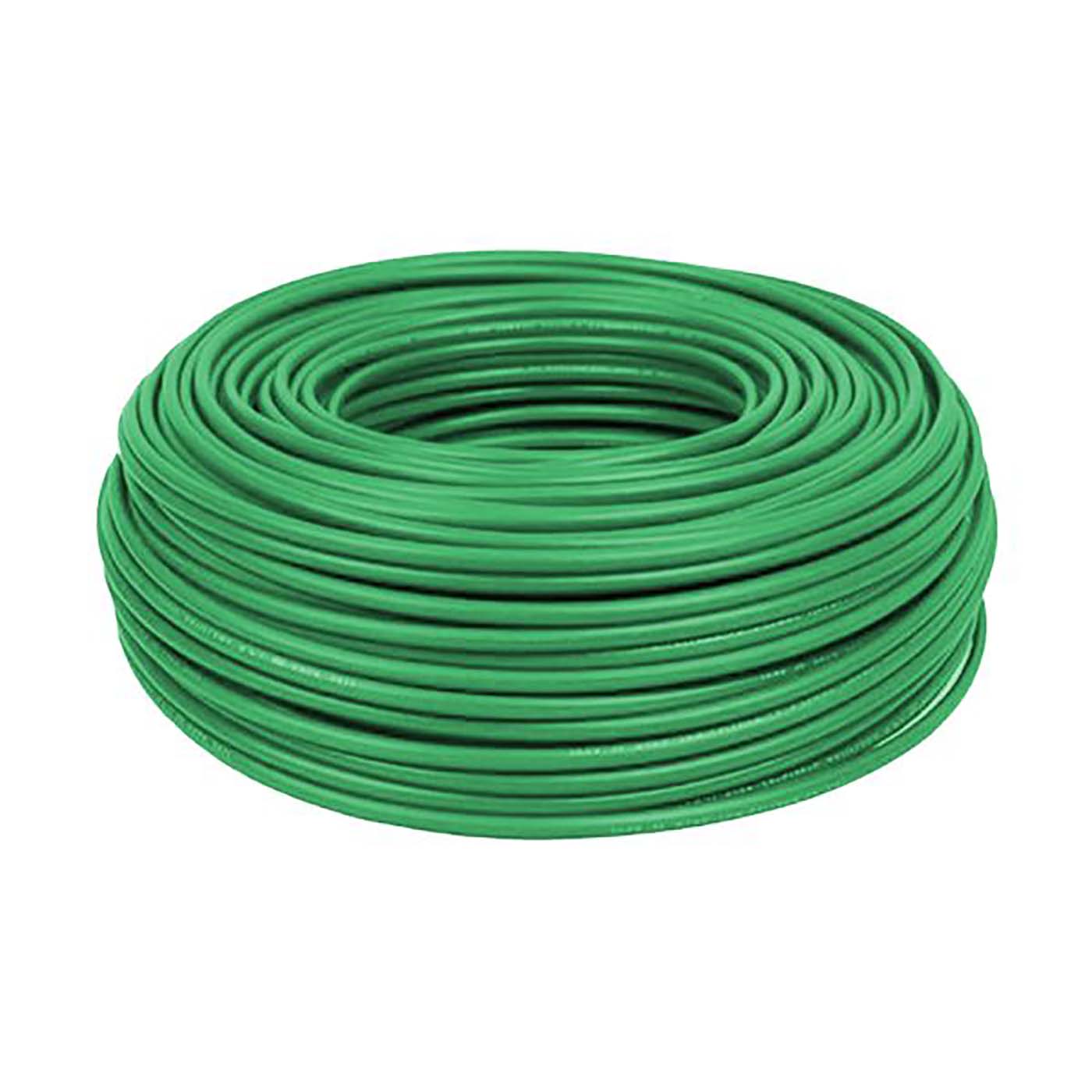 Rollo 100m Cable Eléctrico Calibre 18 100% Cobre Color Verde Condulac TF-LS