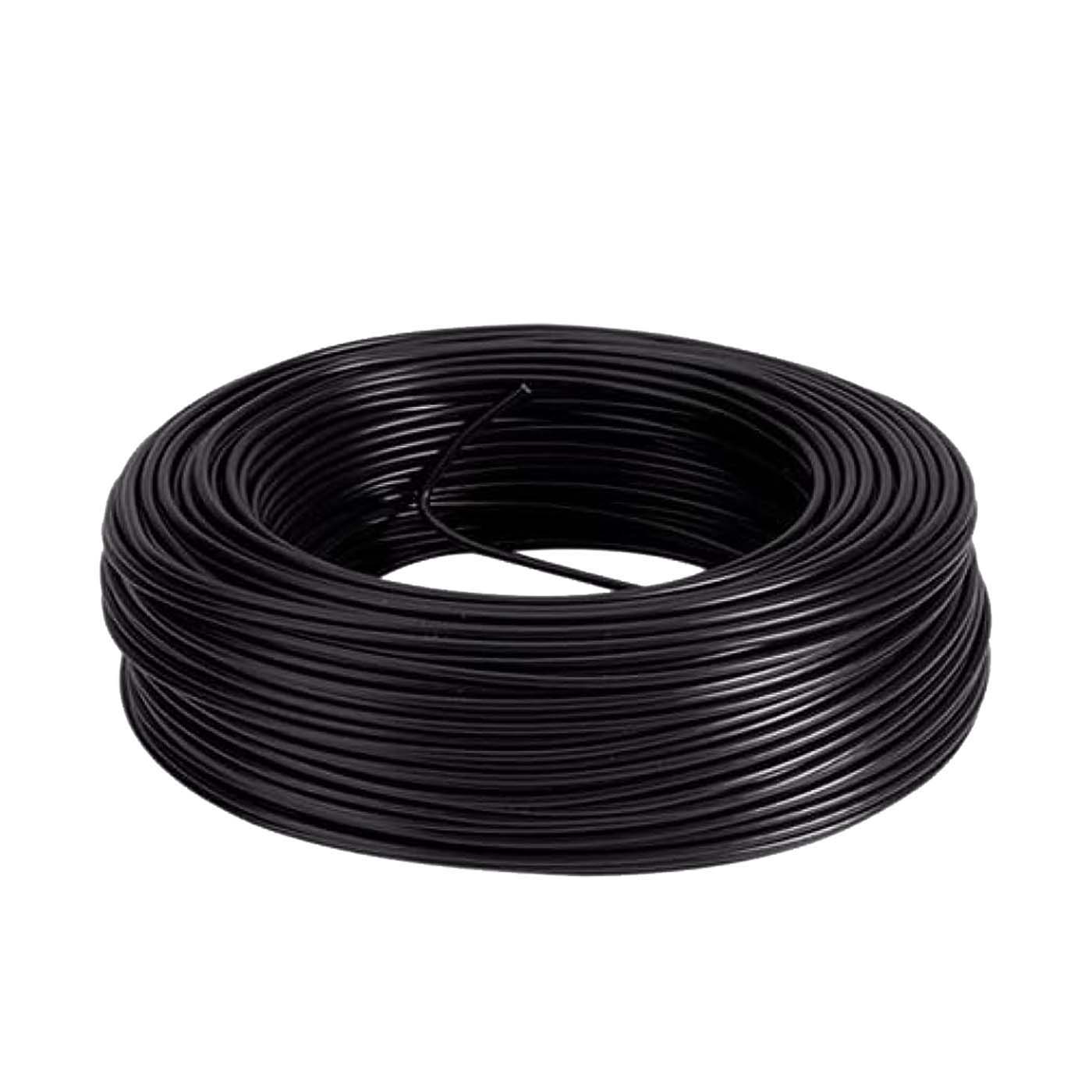 Rollo 100m Cable Eléctrico Calibre 18 100% Cobre Color Negro Condulac TF-LS