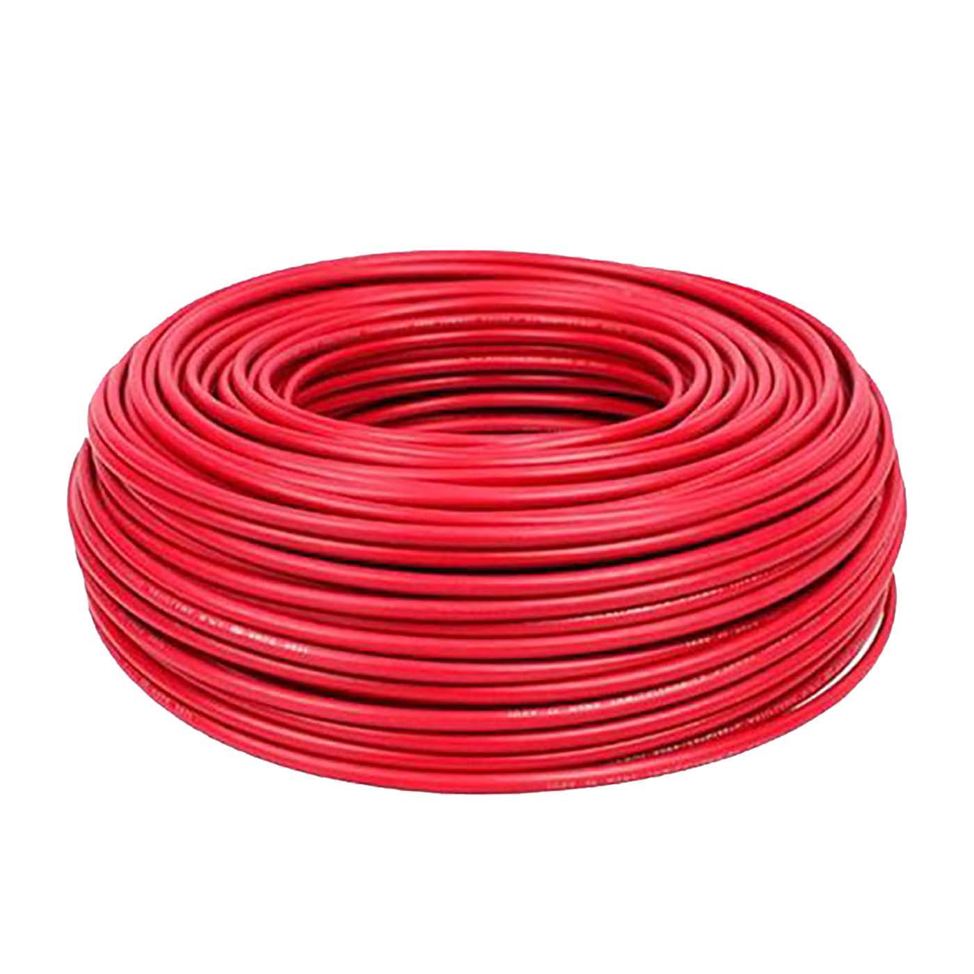 Rollo 100m Cable Eléctrico Calibre 18 100% Cobre Color Rojo Condulac TF-LS