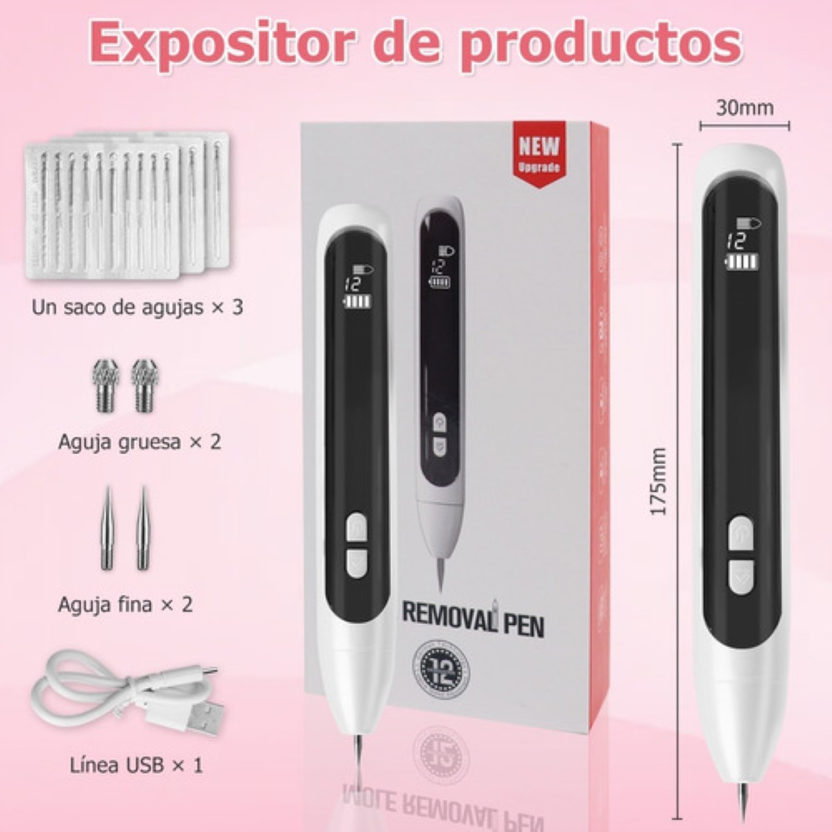 Pluma Laser Cauterizador Quita Verrugas, Manchas 9 En 1 