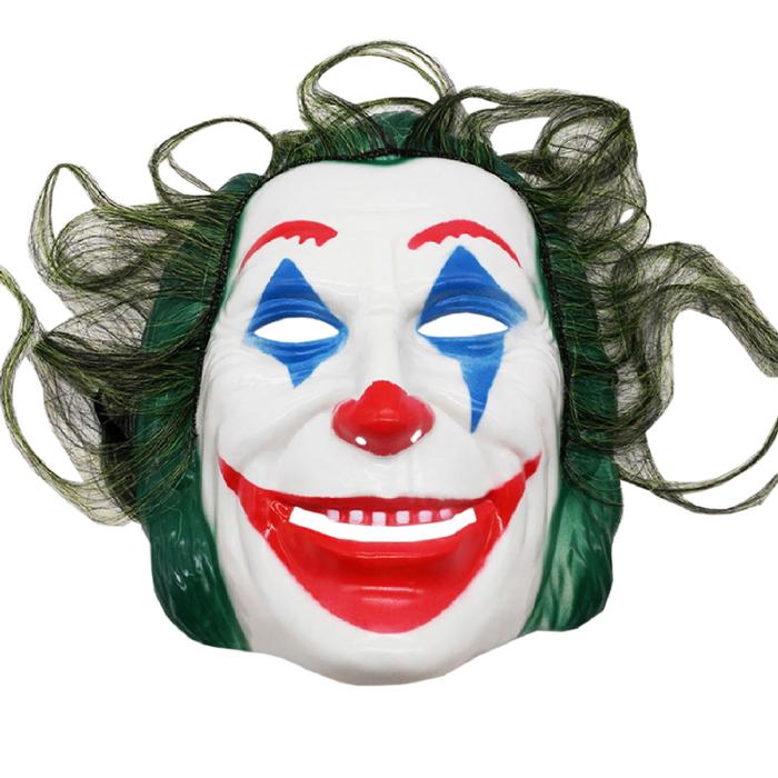 Máscara de Joker MXJKM-001-1 1 pza, 26x20x8 cm Plástico PVC BlancoRojo Máscara del Guasón, JokerMask
