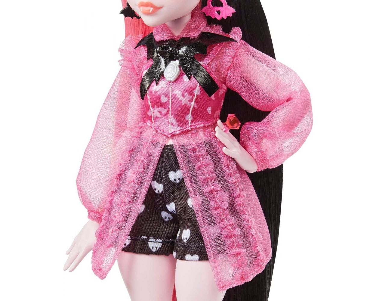  Monster High Muñeca Draculaura Vestimenta de Moda y Accesorios