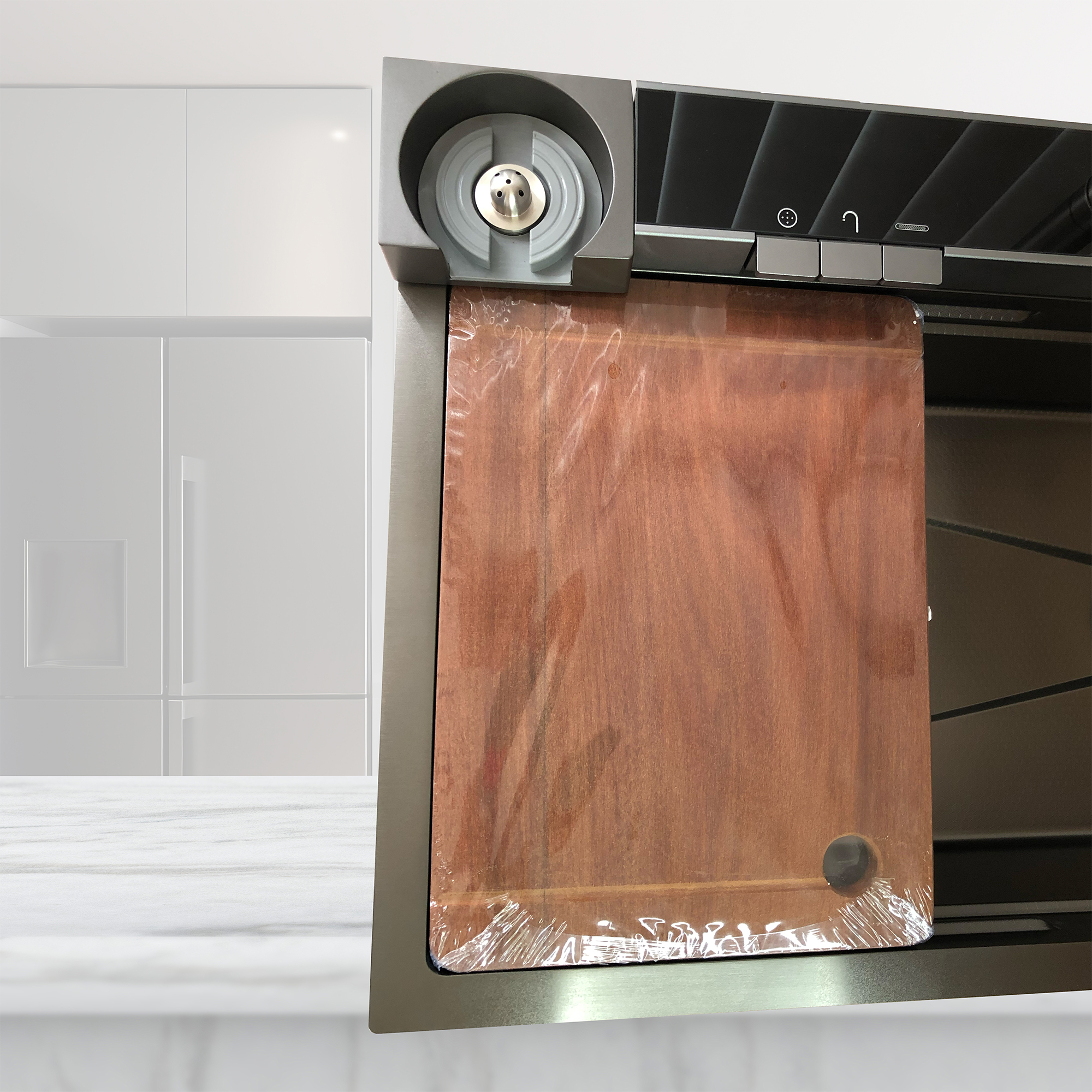 Tarja Cocina Fregadero Con Doble Cascada Acero Inoxidable Homely elegance