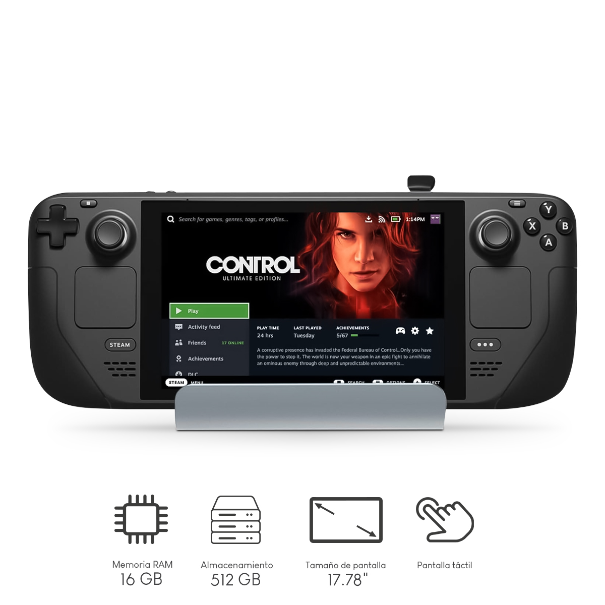 Consola Valve Steam Deck AMD 512GB