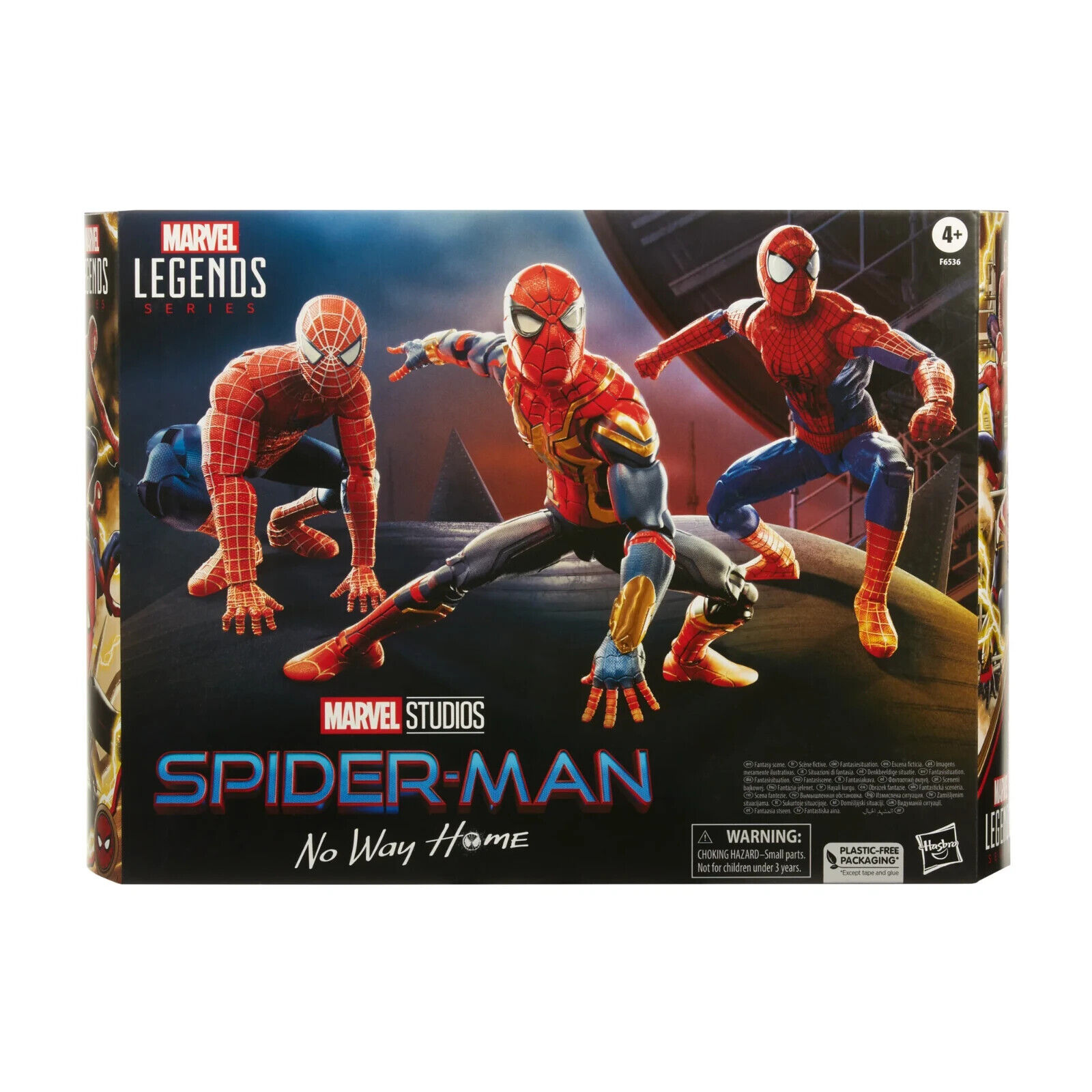 Spider-man: No Way Home Marvel Legends Spider-man 3-pack
