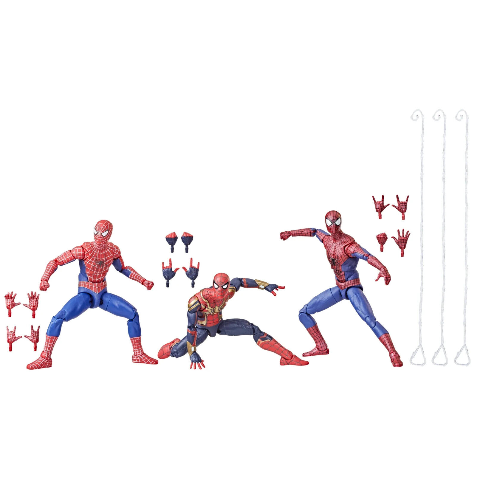 Spider-man: No Way Home Marvel Legends Spider-man 3-pack