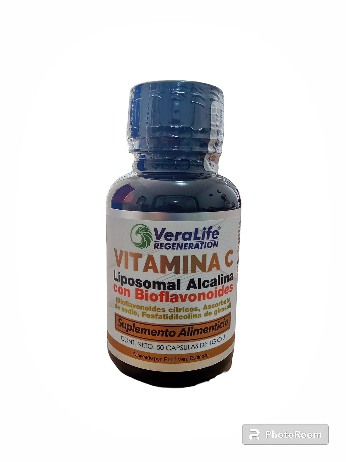 Vitamina C liposomal alcalina con bioflavonoides (ascorbato de sodio , lecitina y fosfatidilcolina de girasol)