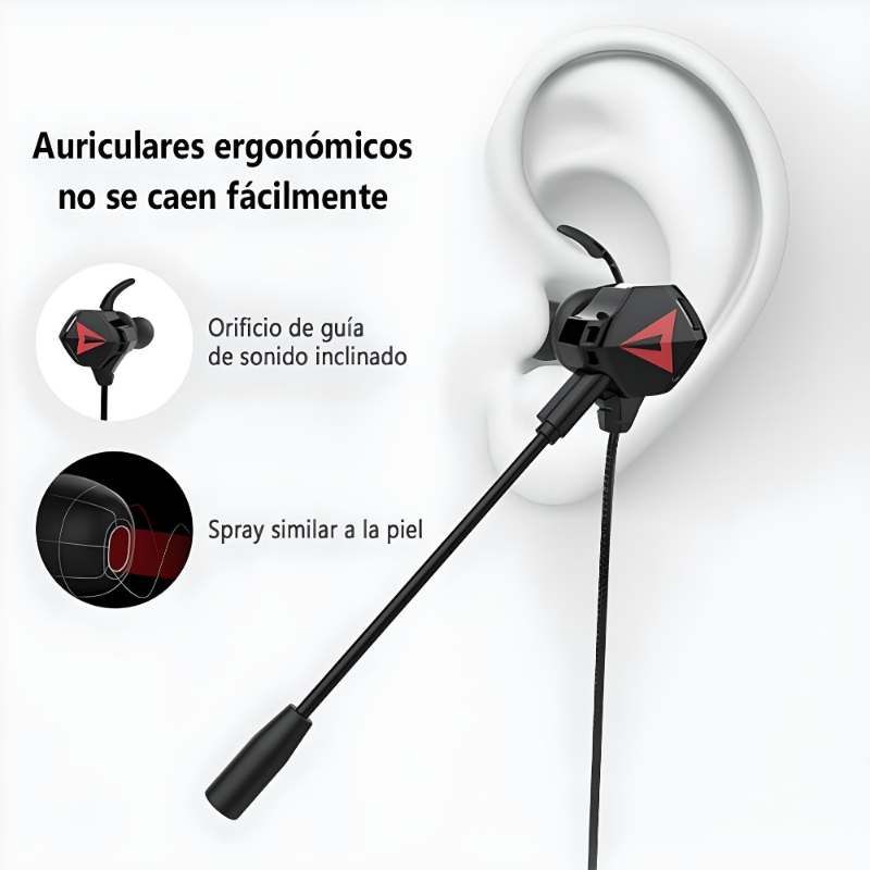 Audífonos Gamer Con Micrófono Alámbrico Para Pc, Xbox, Ps4
