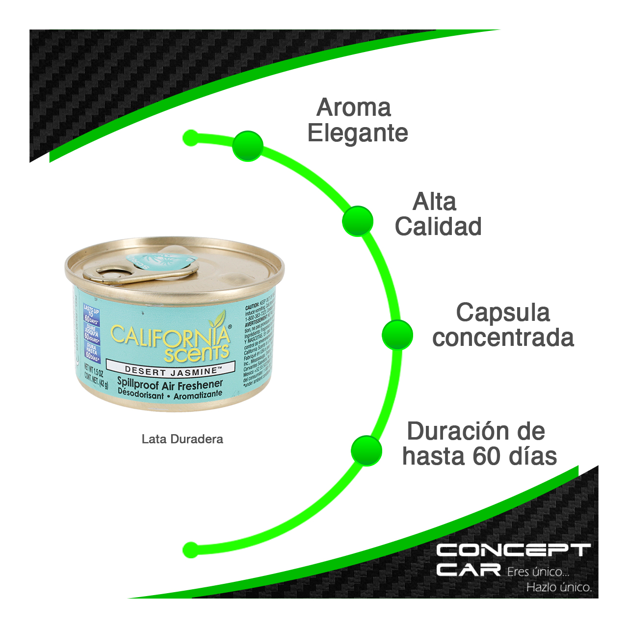 Aromatizante California Scents Lata 42gr Auto Camioneta