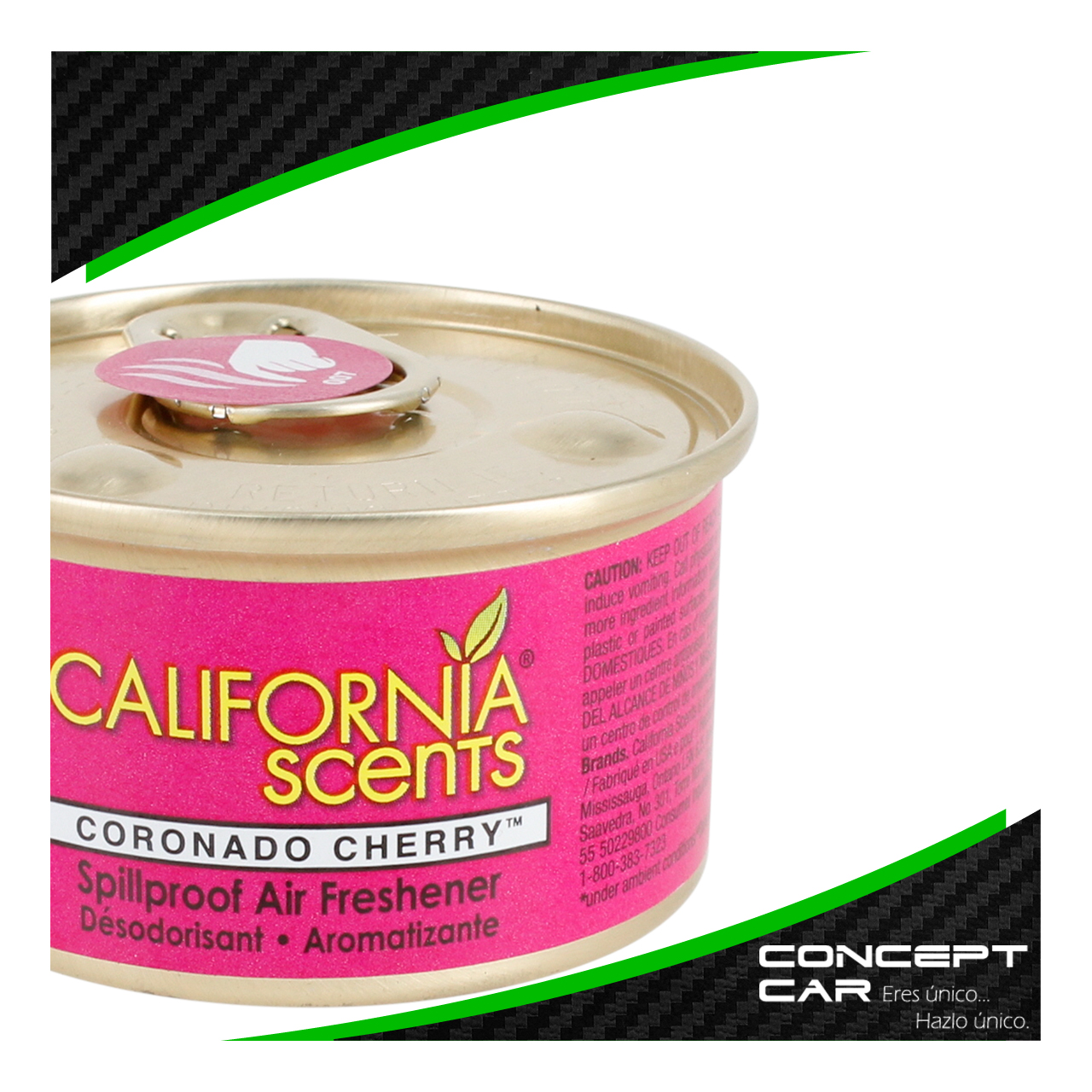 Aromatizante California Scents Lata 42gr Auto Camioneta