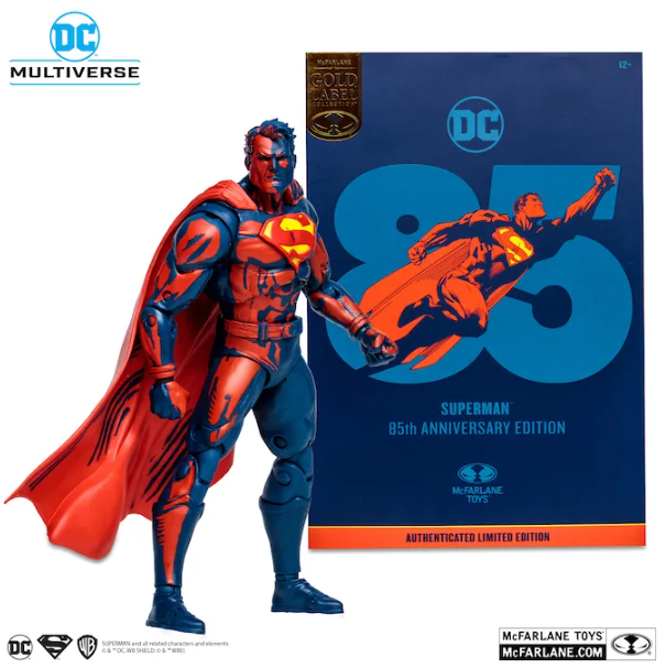 McFarlane Toys DC Superman 85th Anniversary (Gold Label) SDCC Exclusive