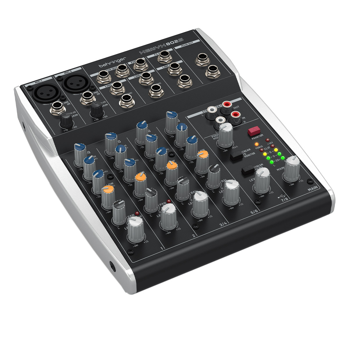 Behringer Xenyx 802s Mezcladora Analoga Compacta 8 Canales