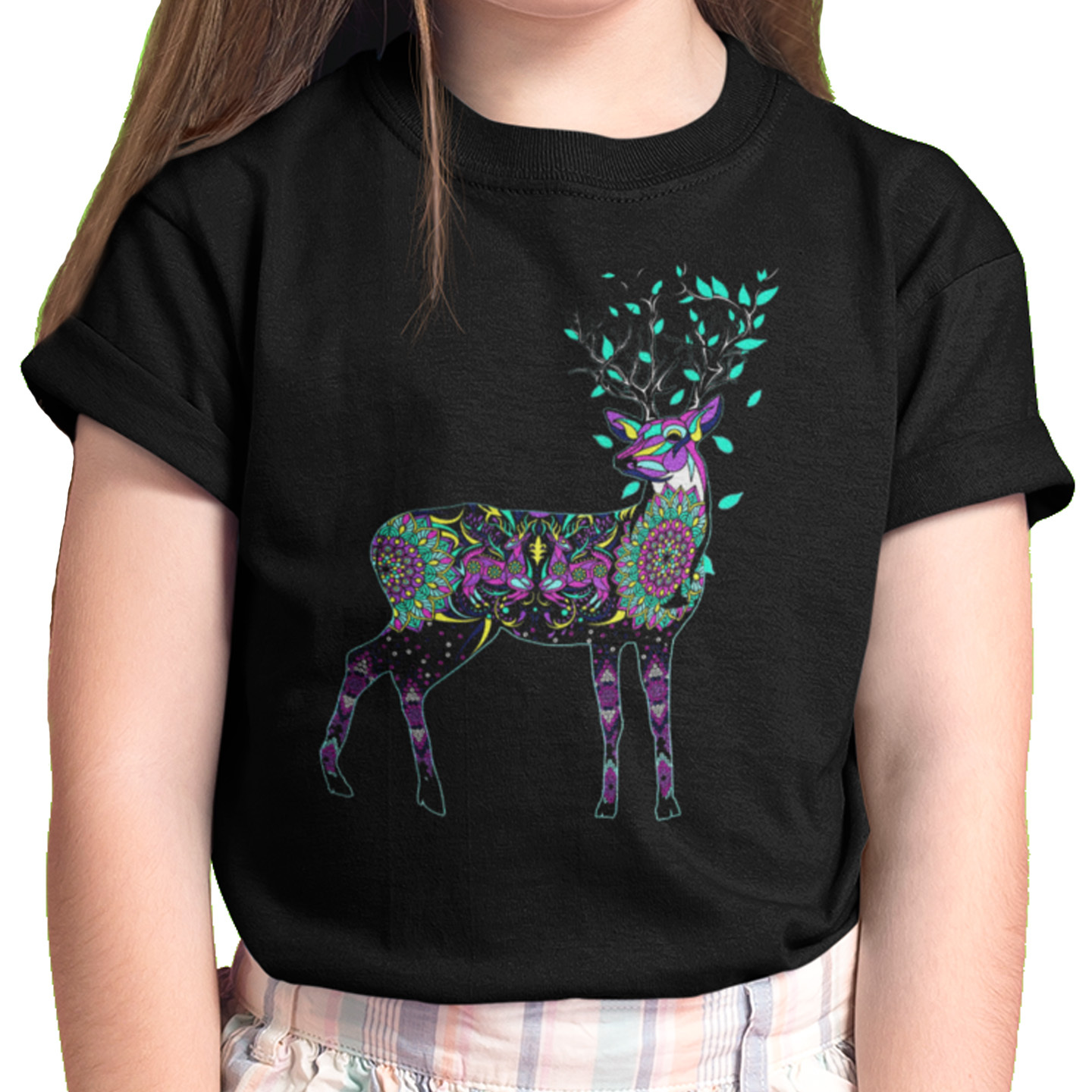 Playera Caballero y Dama Venado Huichol Animales
