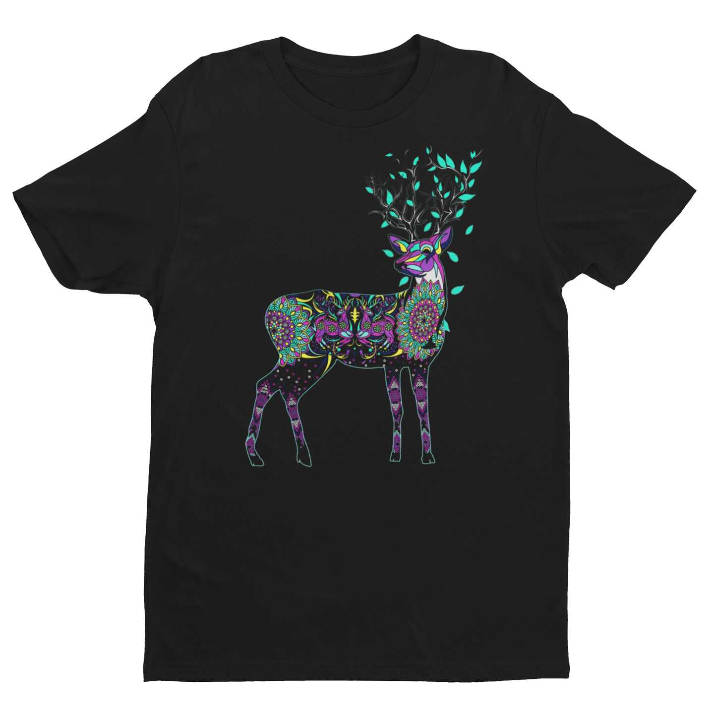 Playera Caballero y Dama Venado Huichol Animales