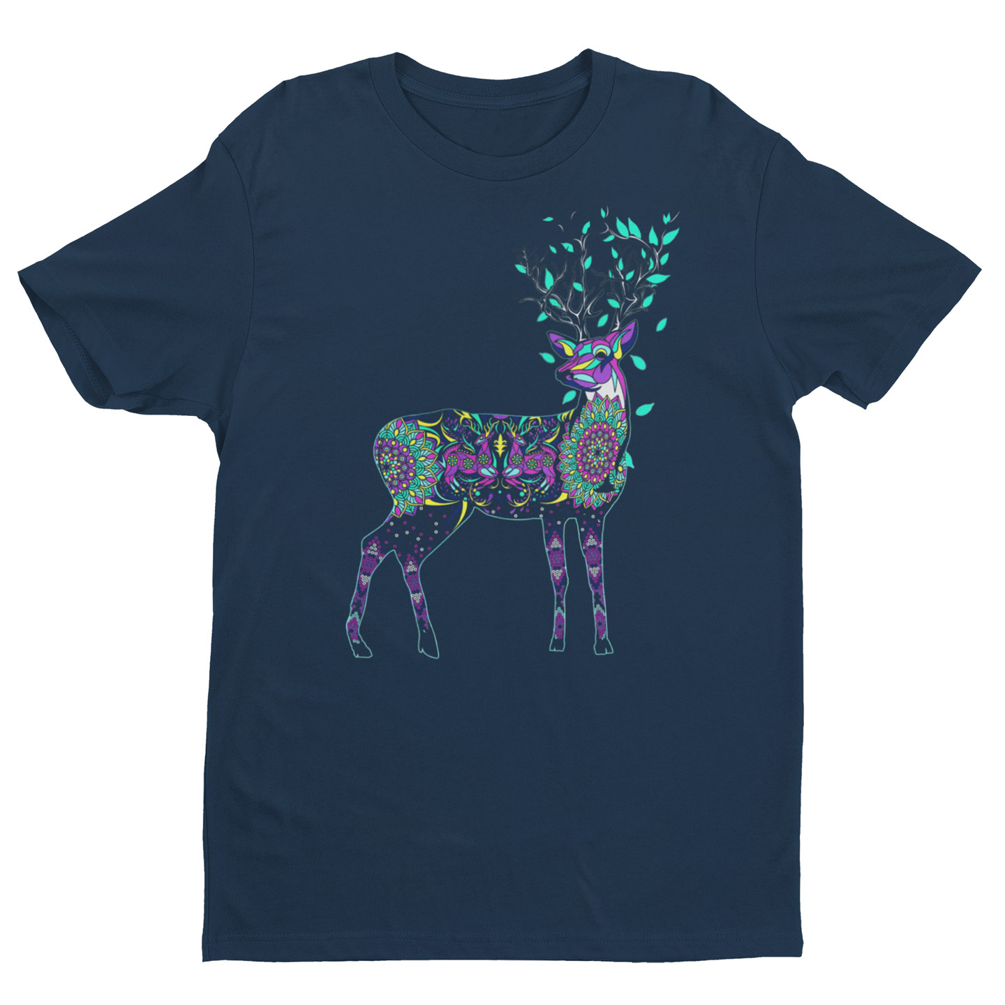 Playera Caballero y Dama Venado Huichol Animales