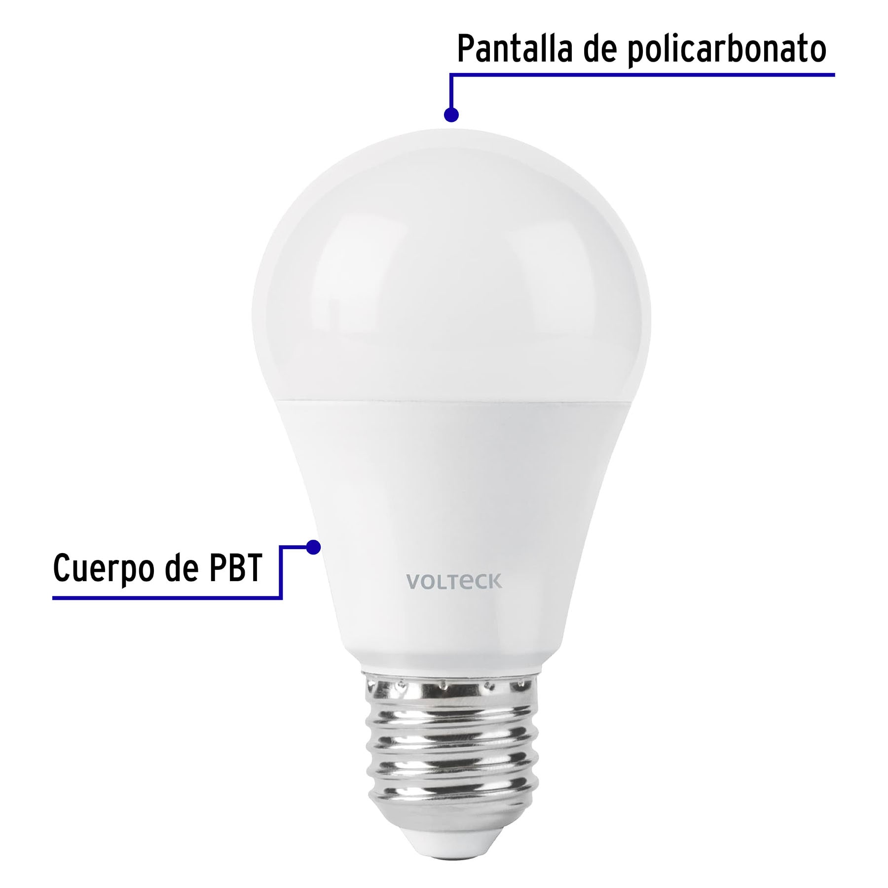 LÁMPARA LED TIPO BULBO A19 9 W CON SENSOR DE MOVIMIENTO VOLTECK 46993
