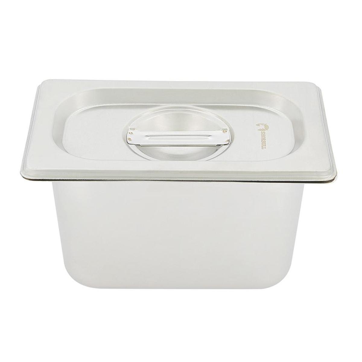 Inserto Acero Inoxidable Con Tapa 1/9 15cm Shorbull