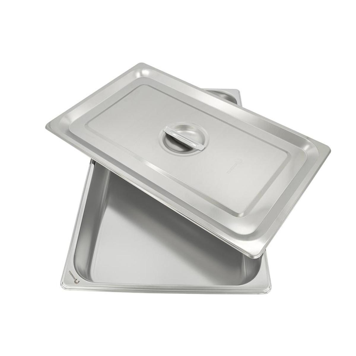 Inserto Acero Inoxidable Con Tapa 1/1  10CM Cocina Shorbull