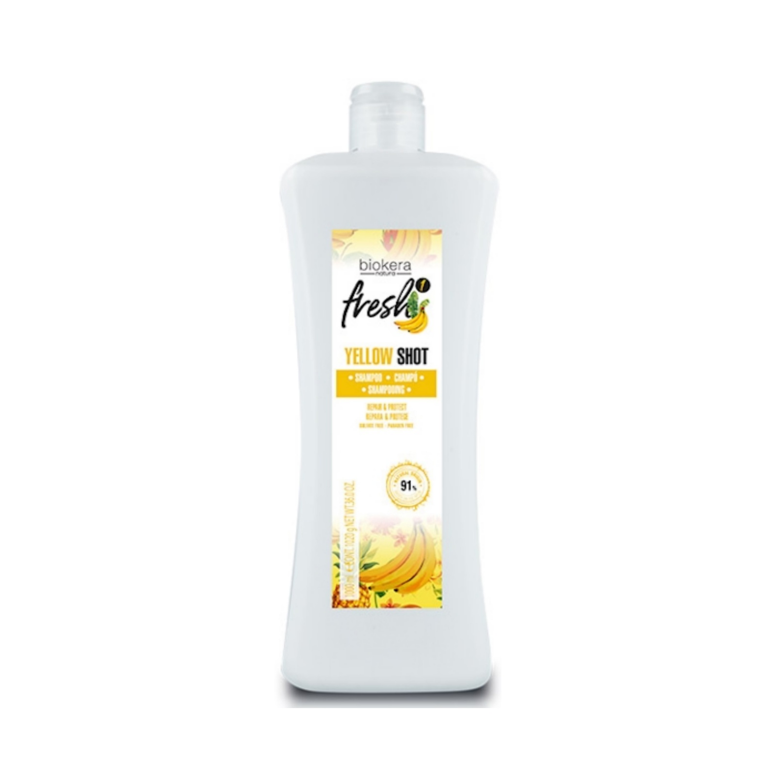Salerm Biokera Fresh Yellow Shot Shampoo Y Mascarilla 1kg C/U