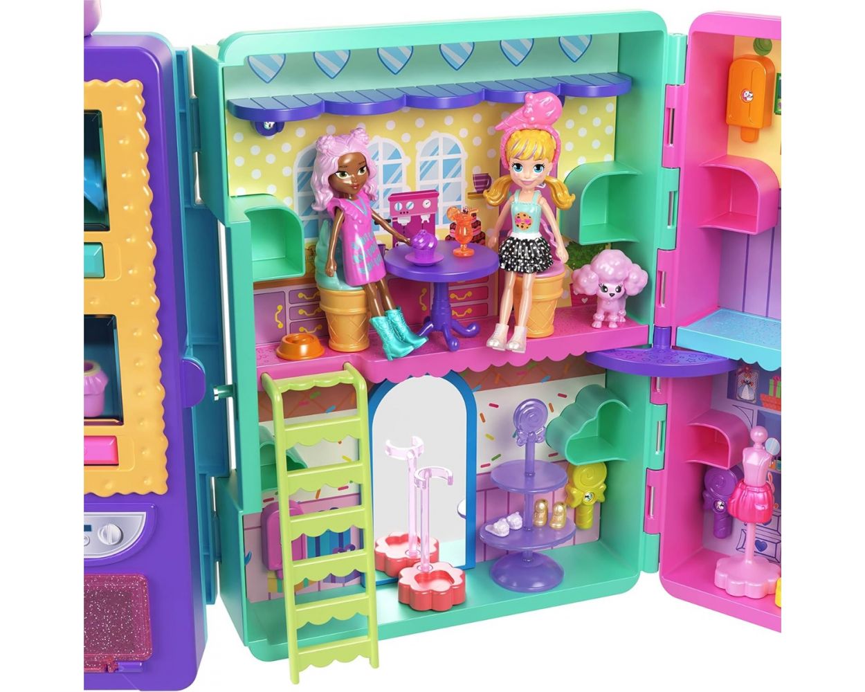 Polly Pocket Set de Juego Servicio de Modas Dulces