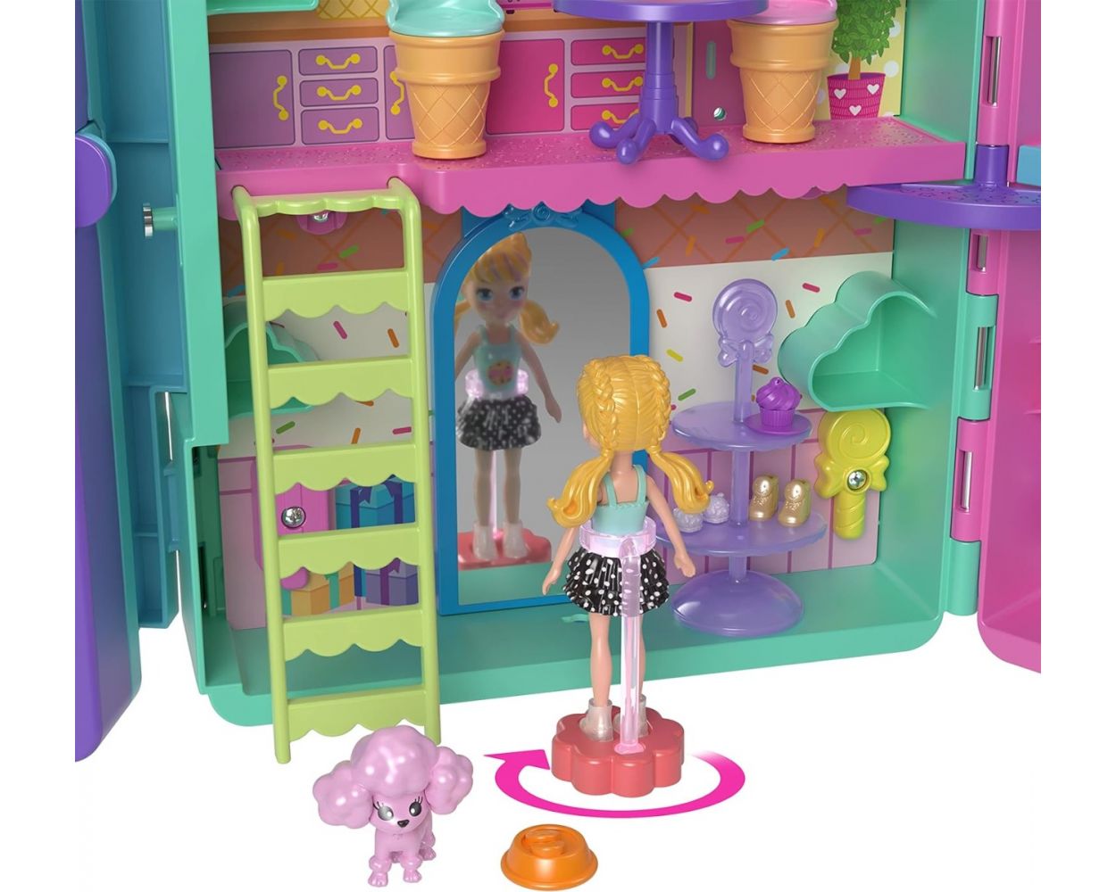 Polly Pocket Set de Juego Servicio de Modas Dulces