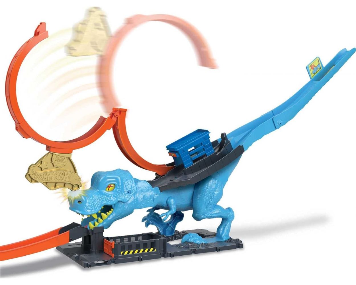 Hot Wheels City Pista de Juguete T-Rex Devorador